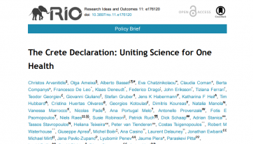 The Crete Declaration: Together towards One Health